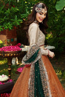 Ayesha Imran Bridal Maxi RUEDAD E SAHR-A Ravishing Blush long Frock AI-099
