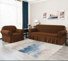 Persian Bubble Sofa Cover - Copper Brown